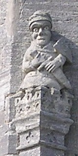 Knight on church tower